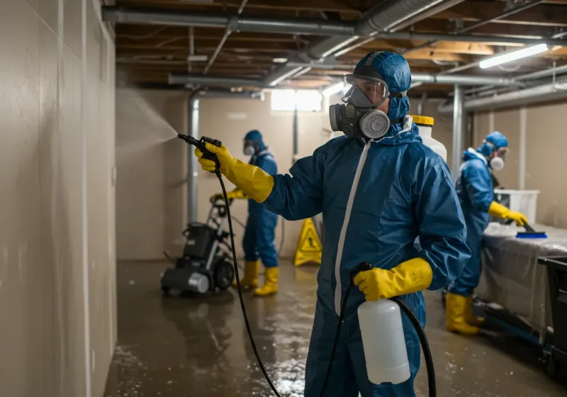 Basement Sanitization and Antimicrobial Treatment process in Monte Alto, TX